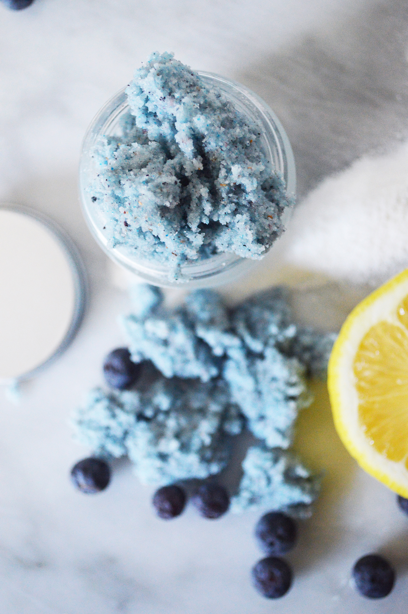 DIY Blueberry Lemon Scrub