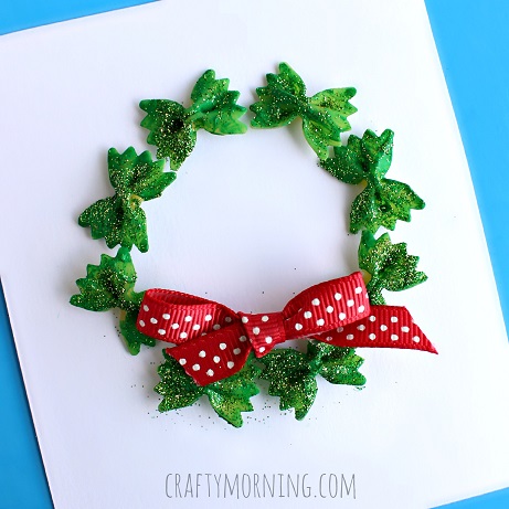 DIY Christmas Crafts - Bow Tie Wreaths