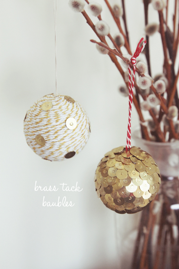 Brass Tack DIY Christmas Ornament