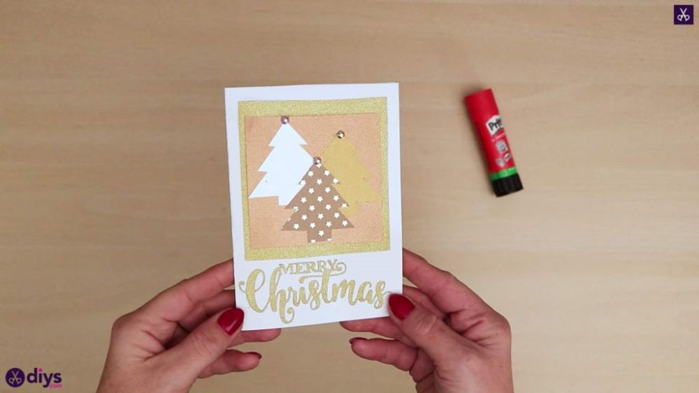 Diy easy christmas tree card christmas ideas for wife