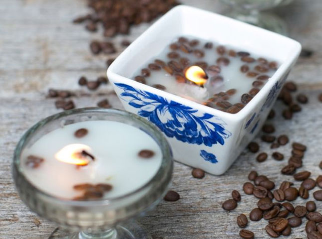 DIY French Vanilla Candles