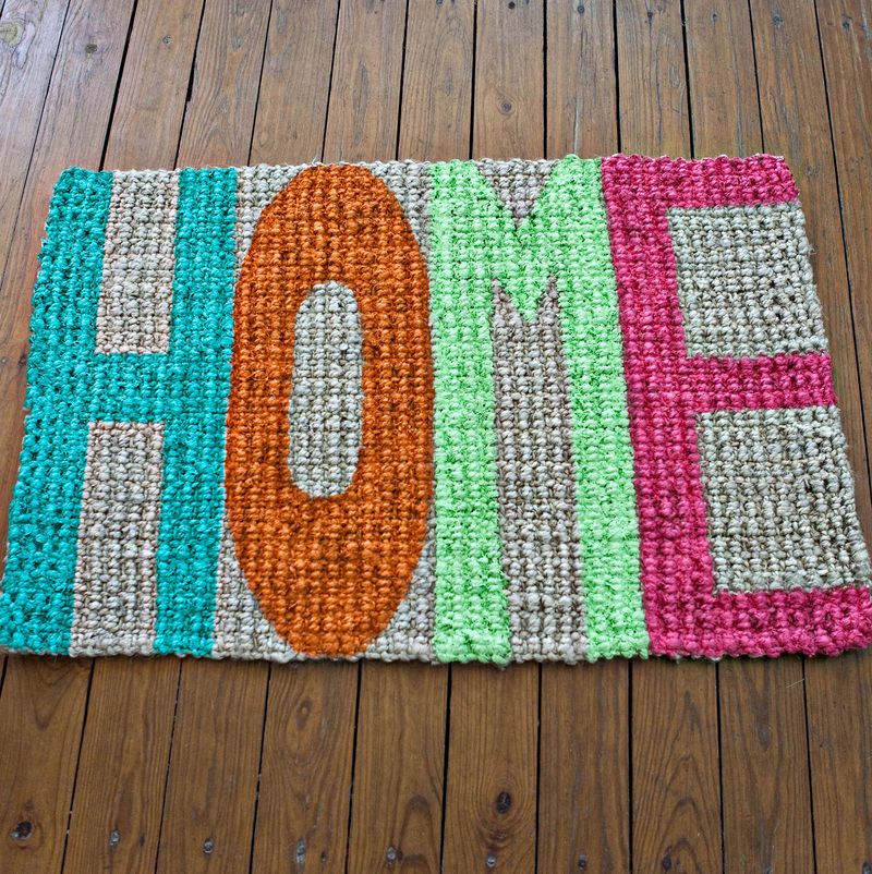 DIY Home Welcome Mat