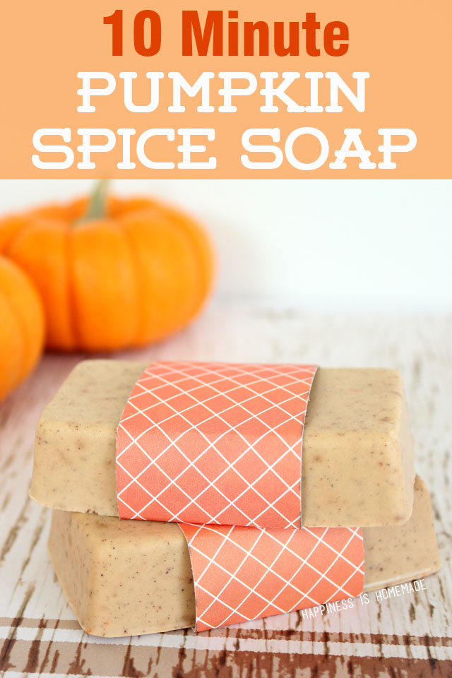 DIY Pumpkin Spice Soap