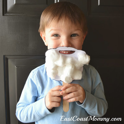 DIY Santa Beard for Kids