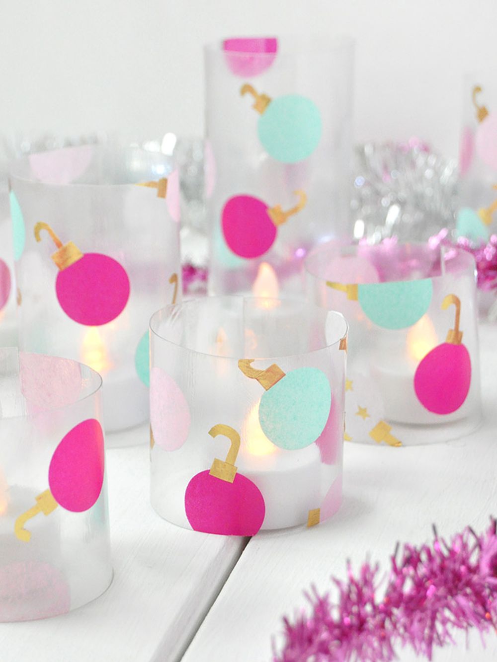 Recycled votives christmas craft ideas for kids