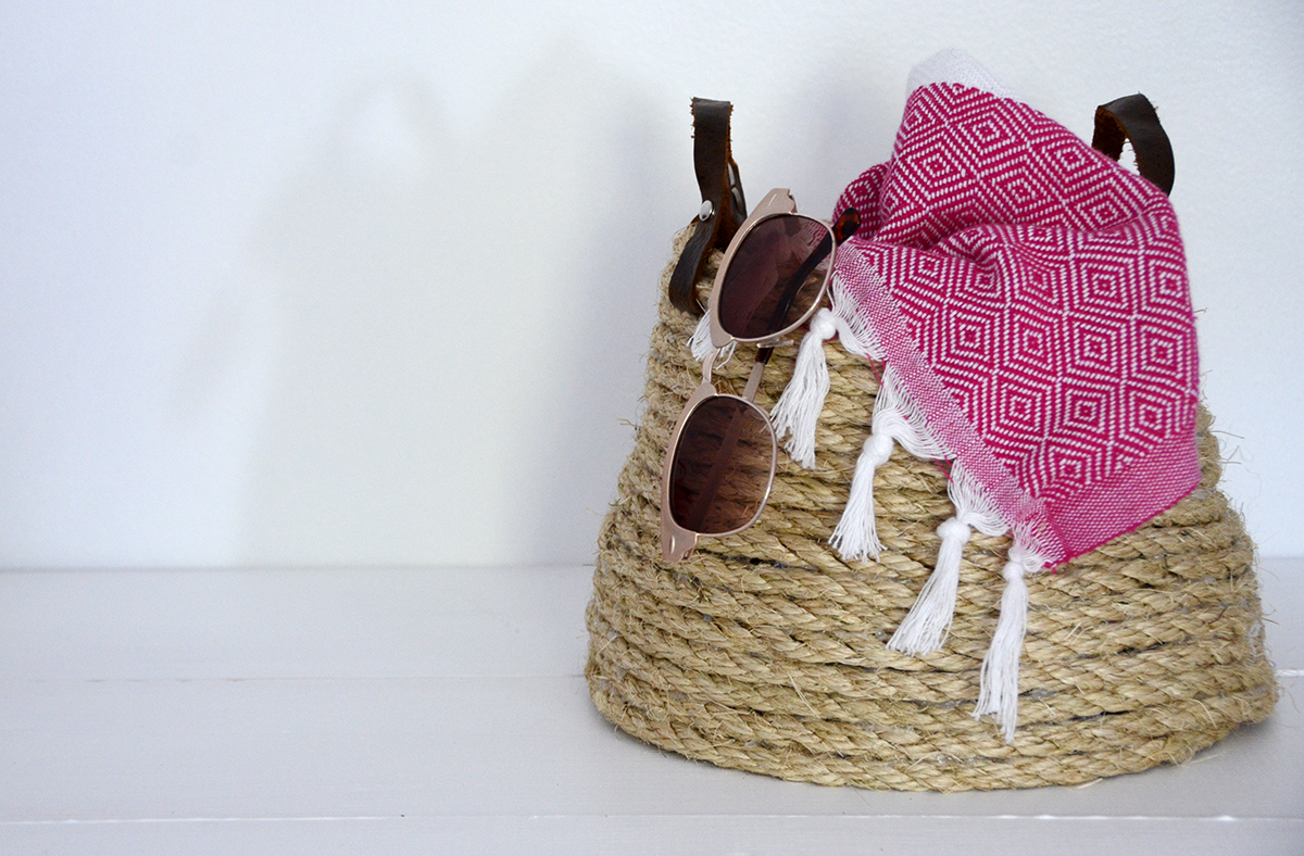 Rope Basket DIY 8