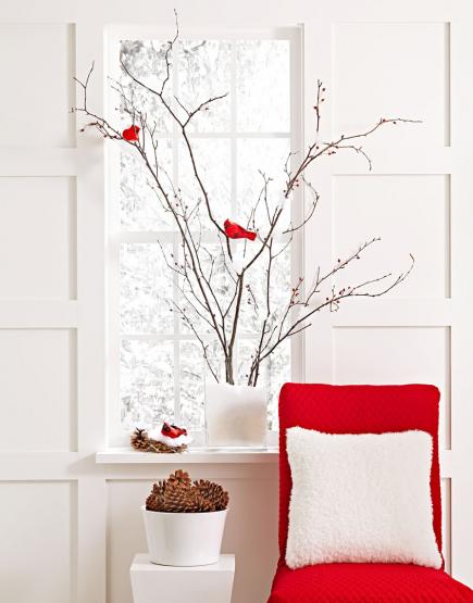 Cardinal Red Christmas Decoration Ideas