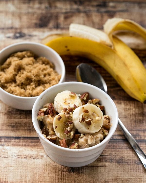 Banana Bread Oatmeal Crockpot