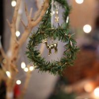 DIY Cheap Christmas Wreath Ornament