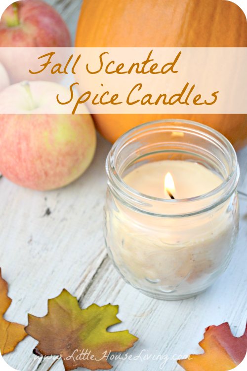 DIY Fall Spice Candle