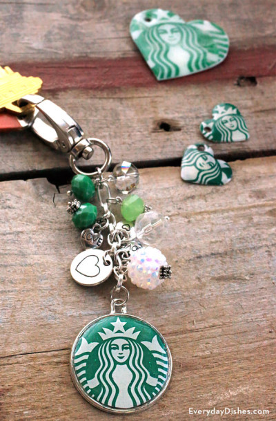 DIY Starbucks Keychain