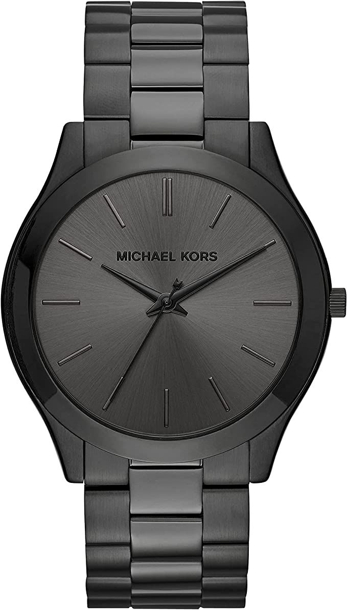 Michael kors slim stainless steel quartz watch