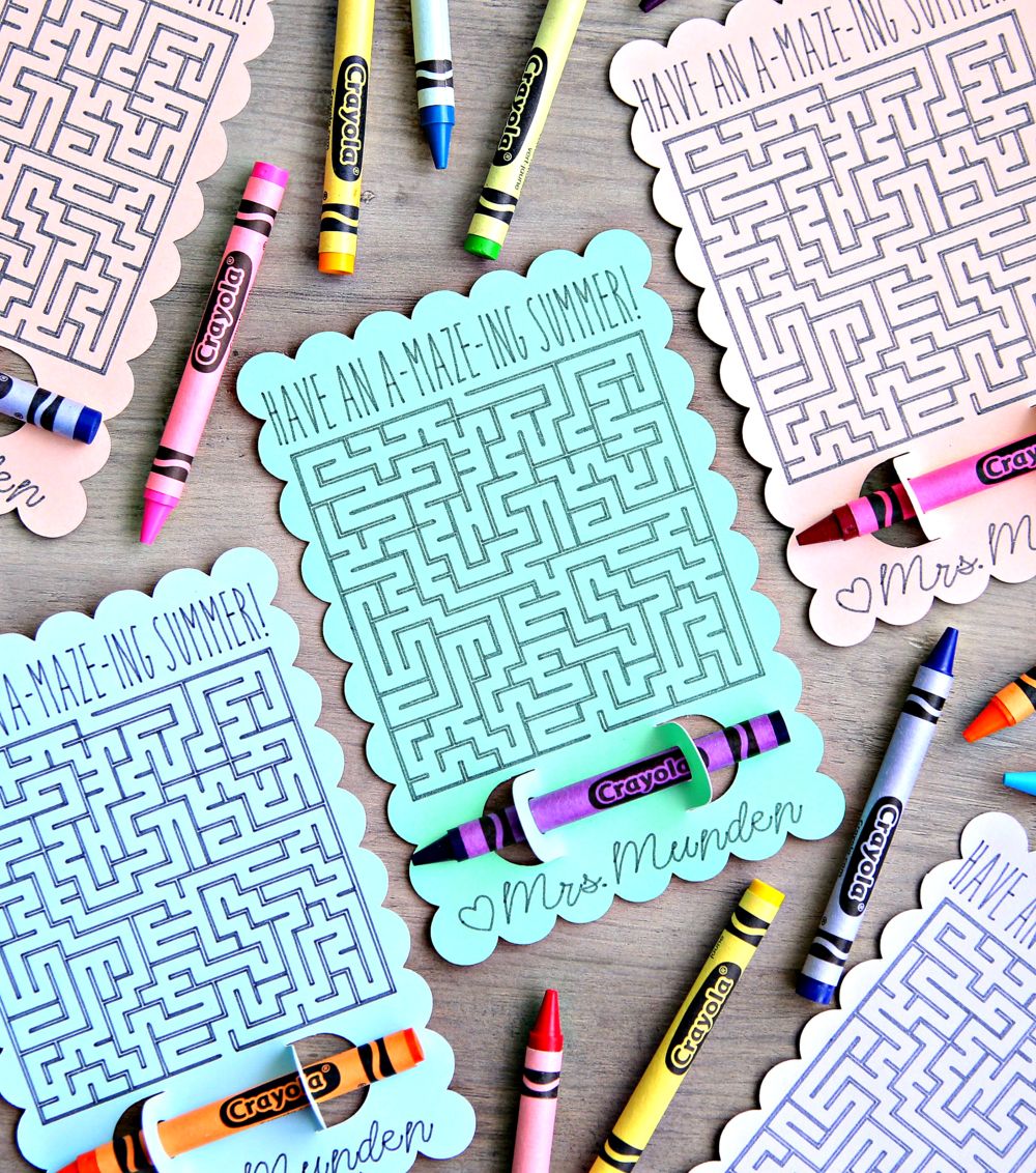 A maze ing card teacher gift - Best End-of-Year Teacher Gift Ideas