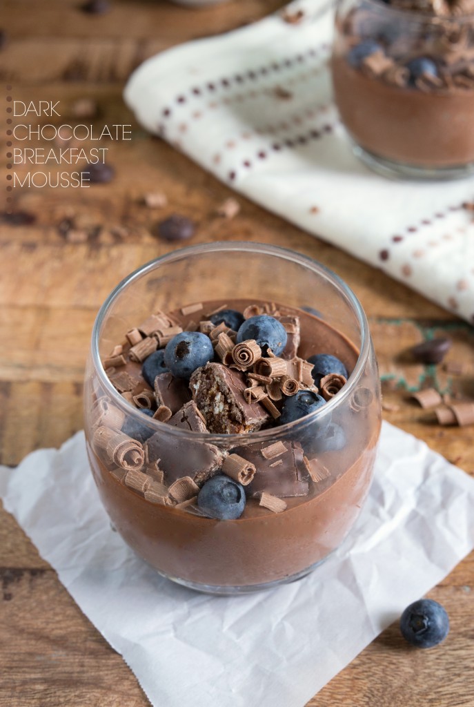 Chocolate breakfast mousse