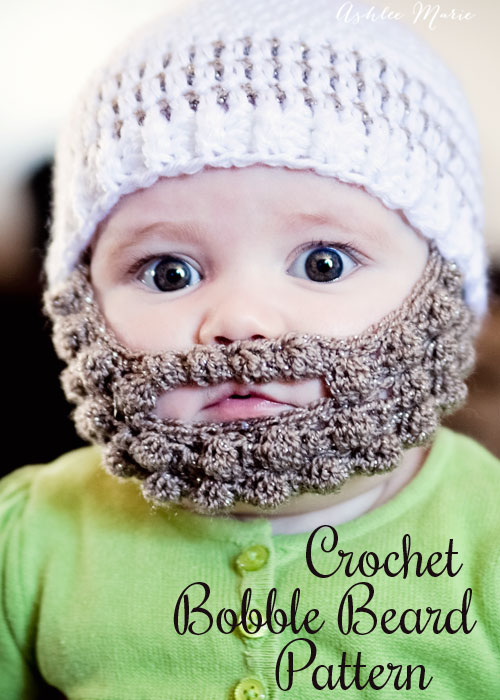 Crochet Beard Hat