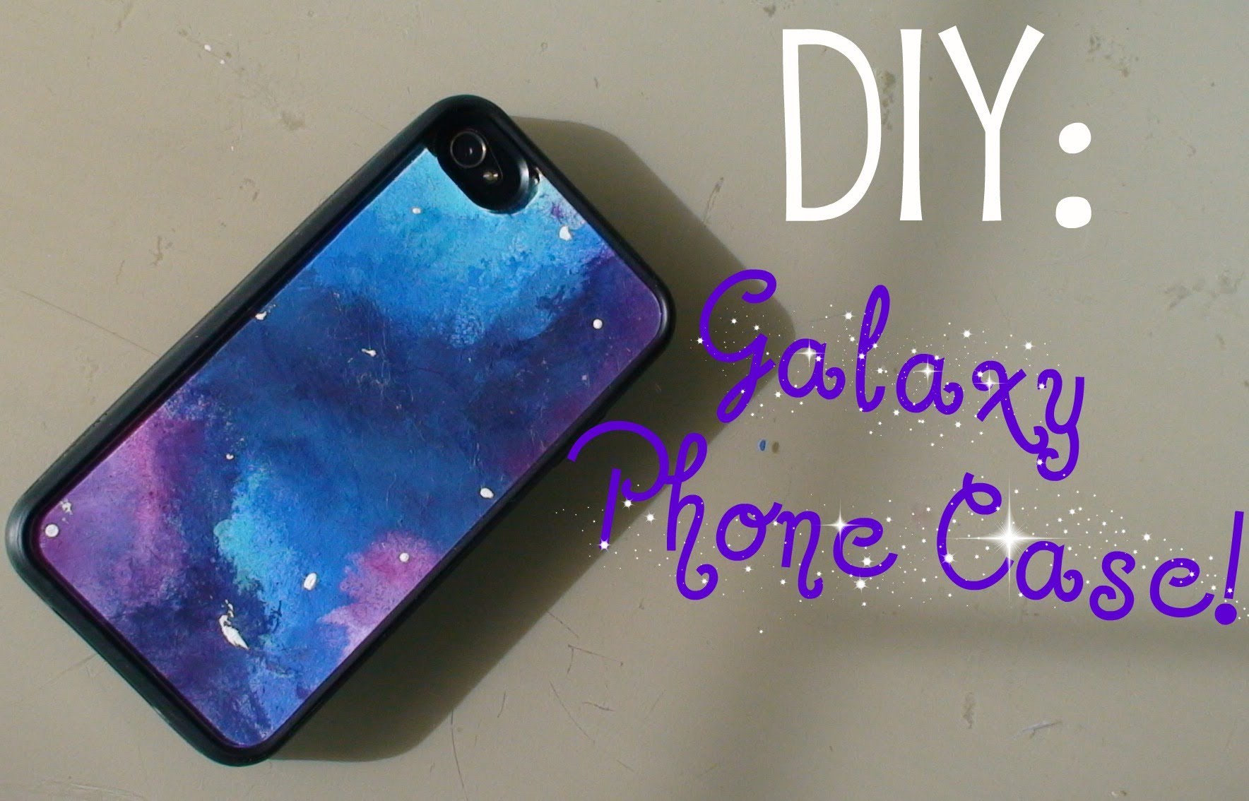 DIY Galaxy Phone Case