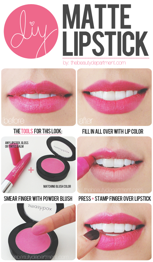 DIY Matte Lipstick