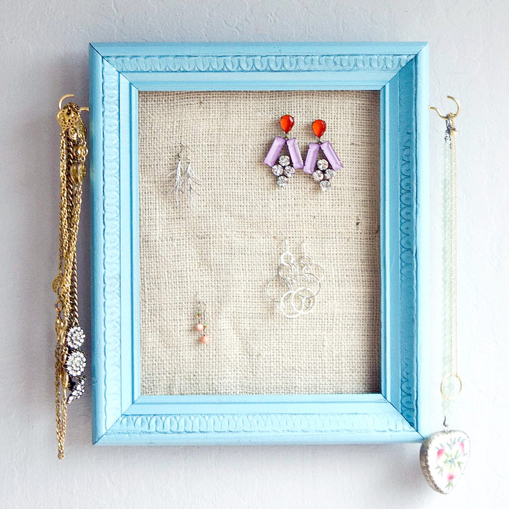 DIY Picture Frame Jewelry Display