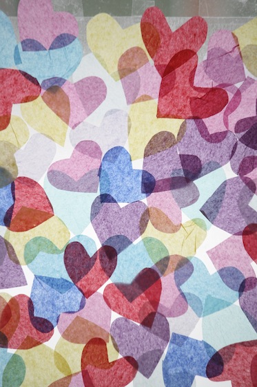 Stained-Glass - Valentine's Day Crafts for Toddlers
