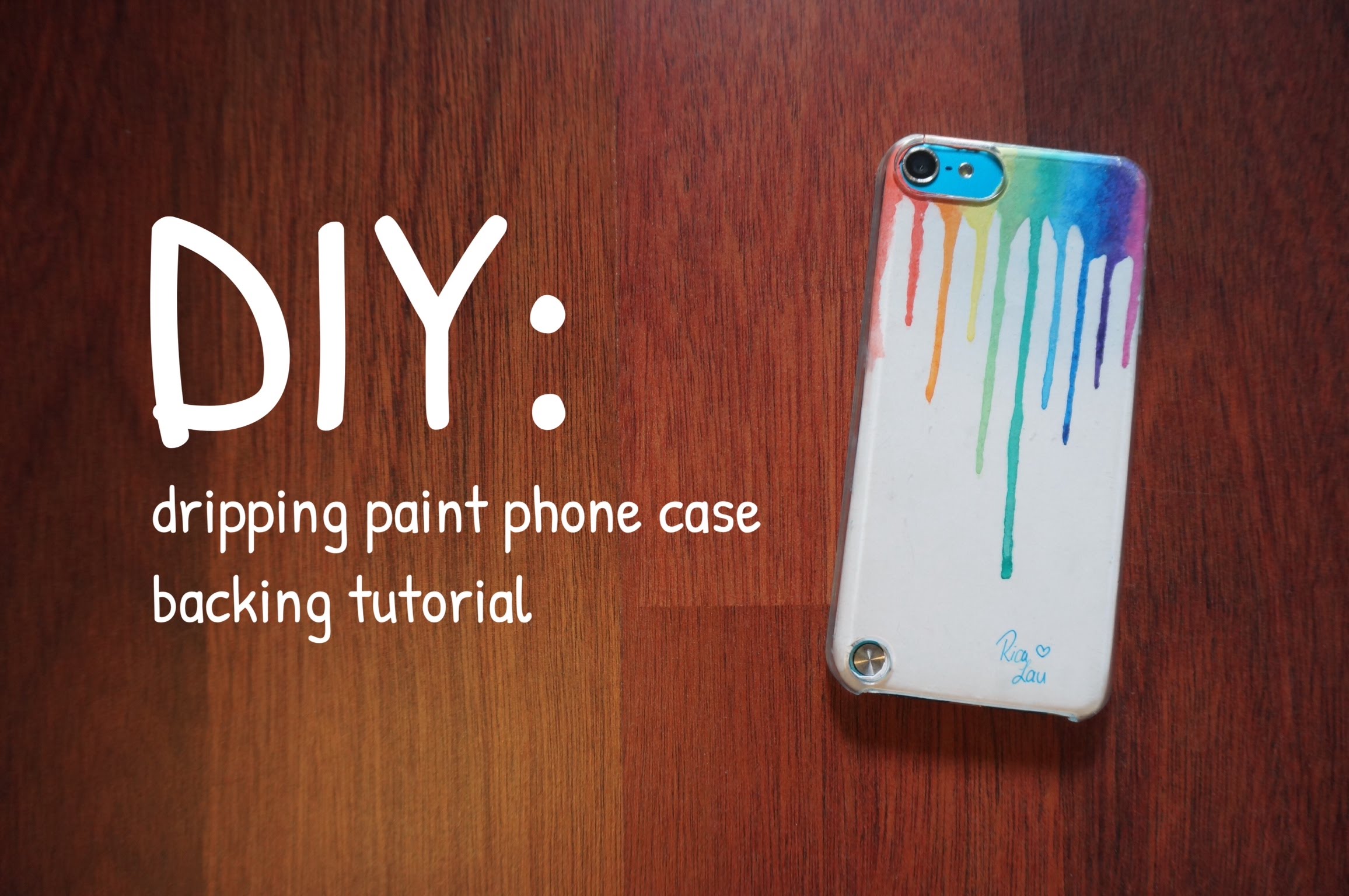 Diy Dripping Paint Phone Case