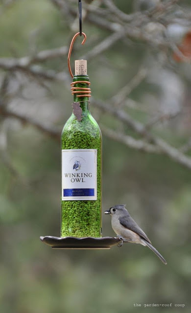 Diy Wine Bottle Birdhouse