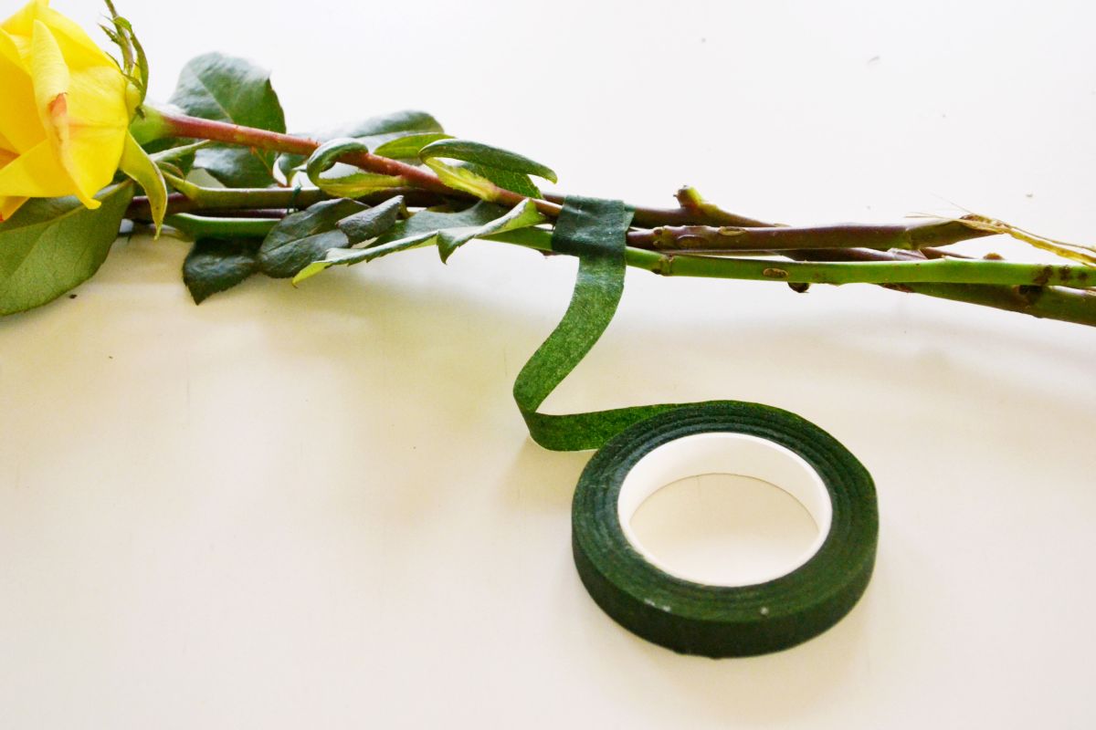 Green tape for Flowers
