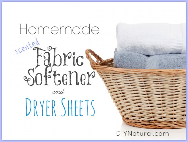 Homemade fabric softener and dryer sheets
