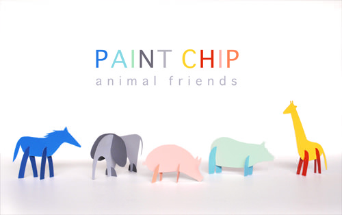 PaintChipAnimalFriendsDIY