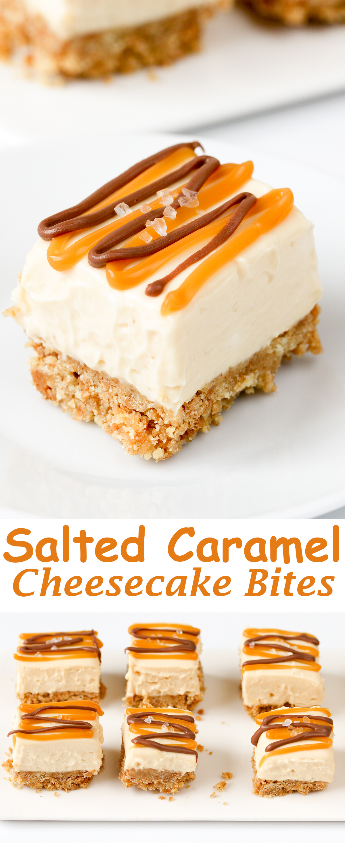 Salted Caramel Cheesecake bites