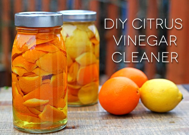 Citrus vinegar cleaner