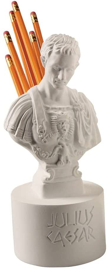 Julius caesar pencil holder