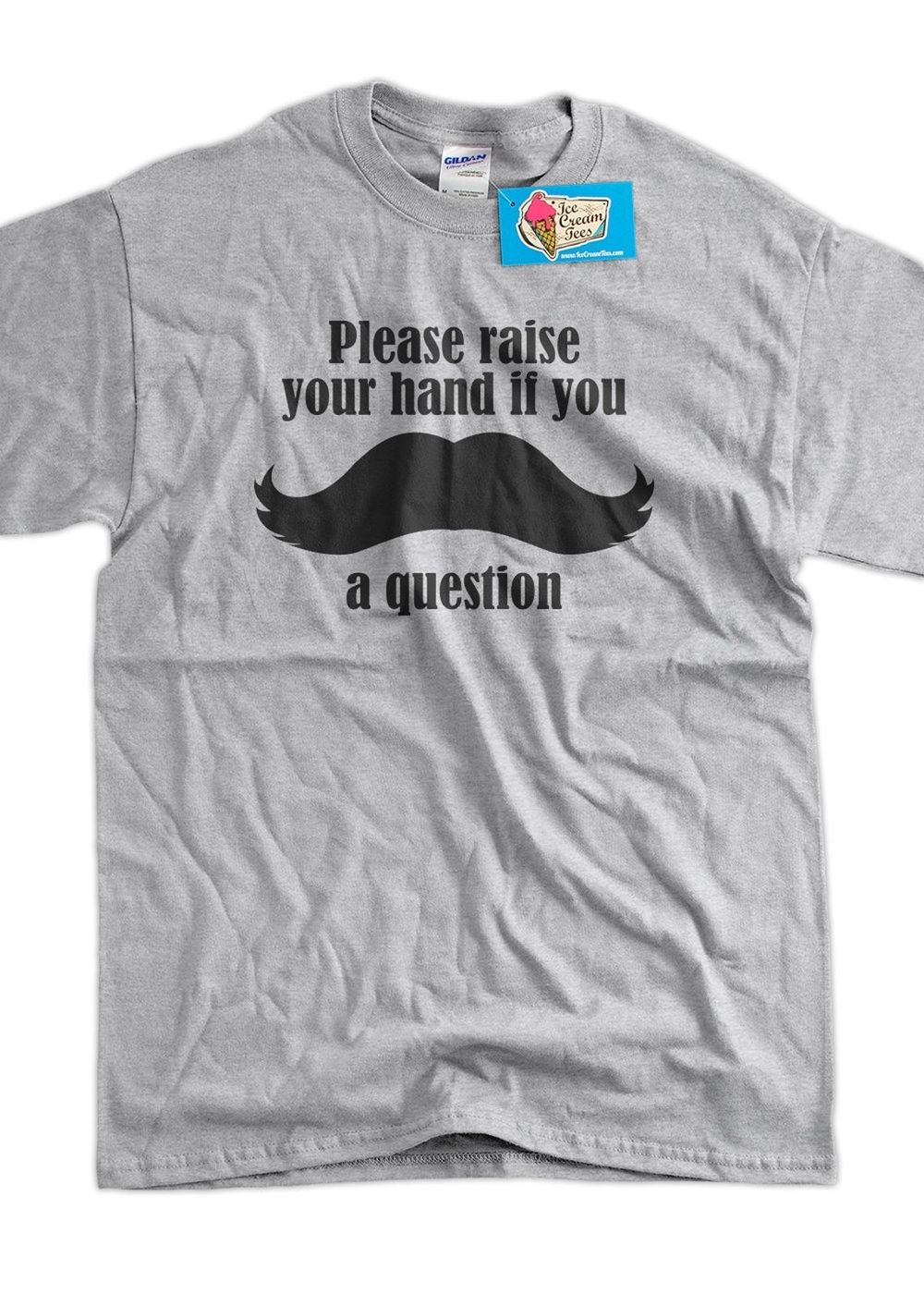 Mustache shirt teacher gift
