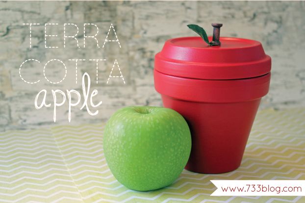 Terracotta apple