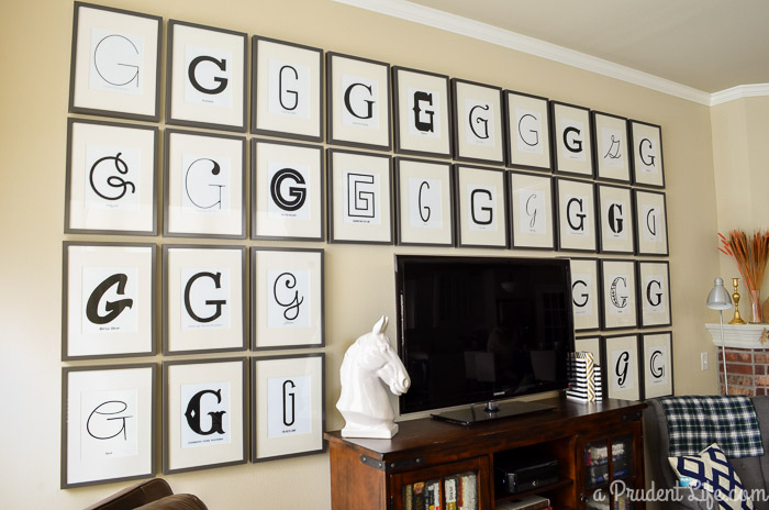11 gallery wall typography art