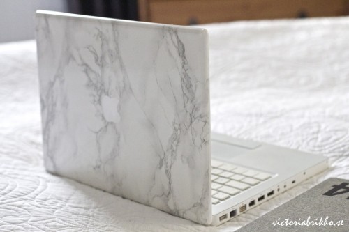 20 diy marble laptop cover