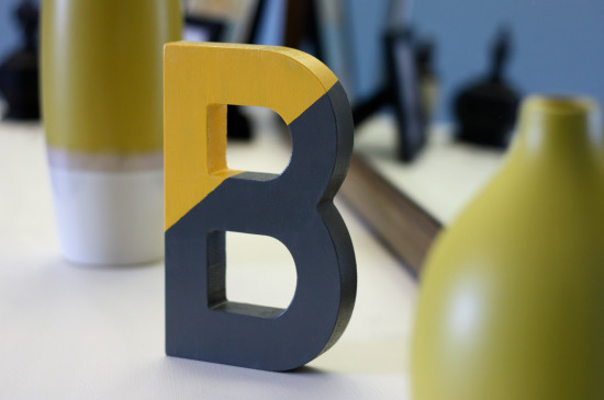 8 diy block letter