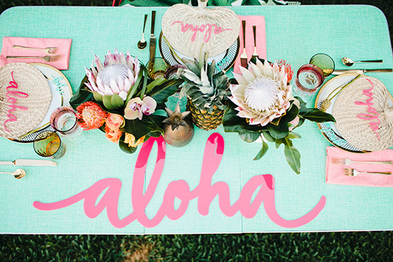 Aloha pineapple bridal shower inspiration 5