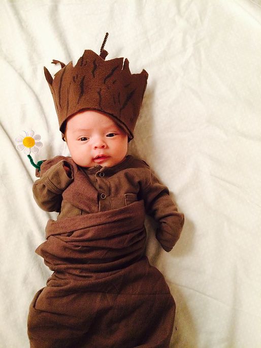 Baby groot diy costume