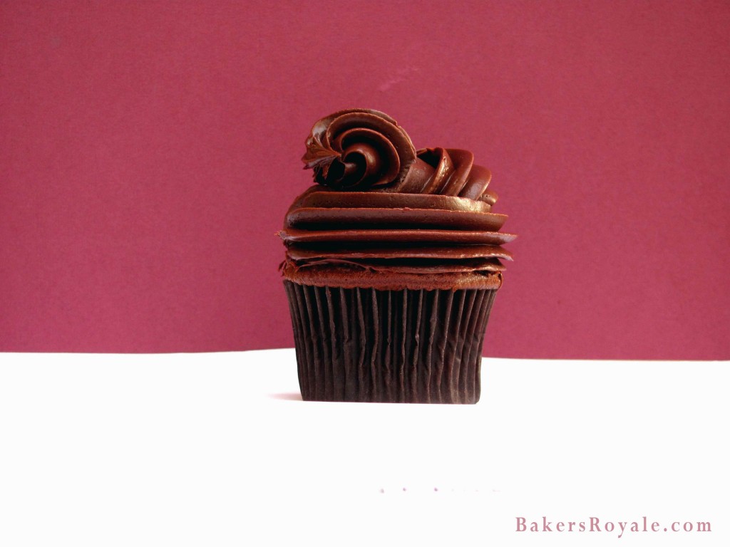 Dark chocolate cupcake with chocolate chambord ganache bakersroyale wm 1024x7681