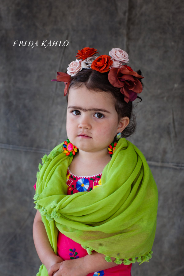 Cute Baby Girl Halloween Costume - Frida Kahlo 