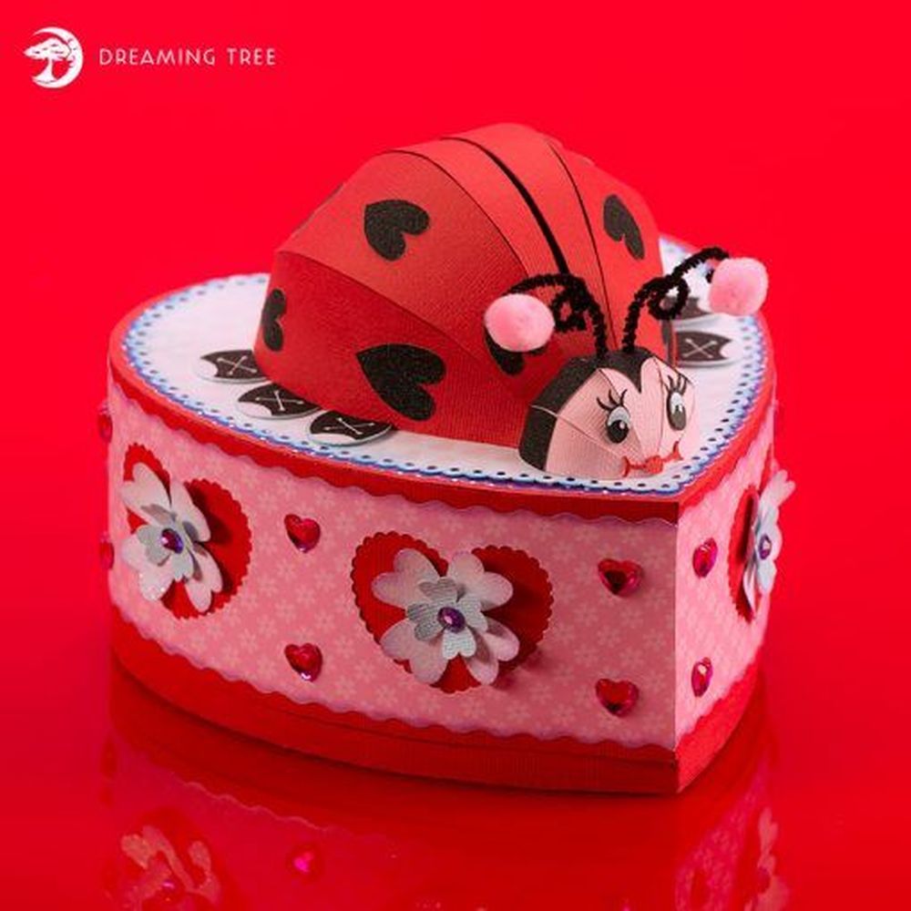 Love bug mailbox diy valentine crafts 