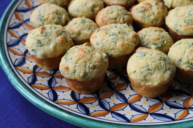 Spinach artichoke breakfast muffins