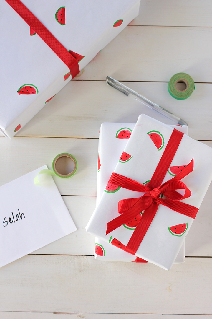 Watermelon wrapping paper