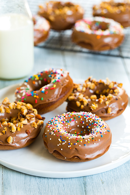 baked-nutella-doughnuts