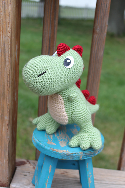 Crochet dinosaur