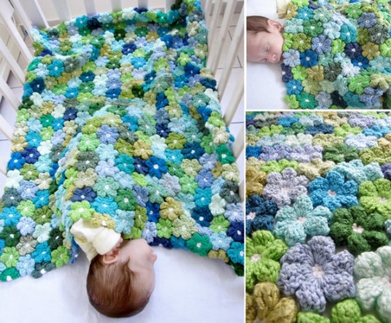 crochet-flower-blanket