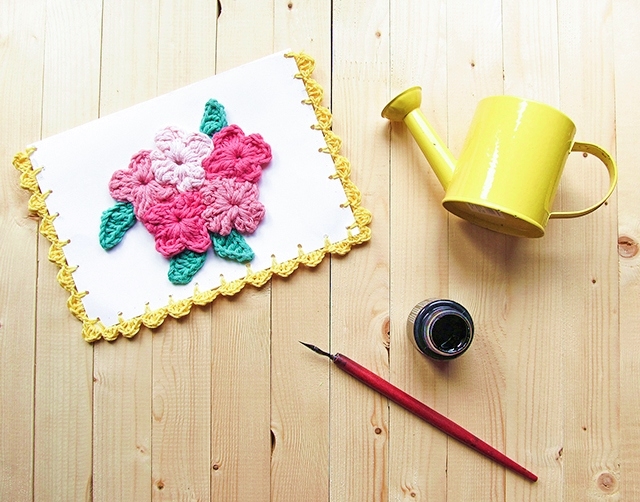 crochet-flower-card