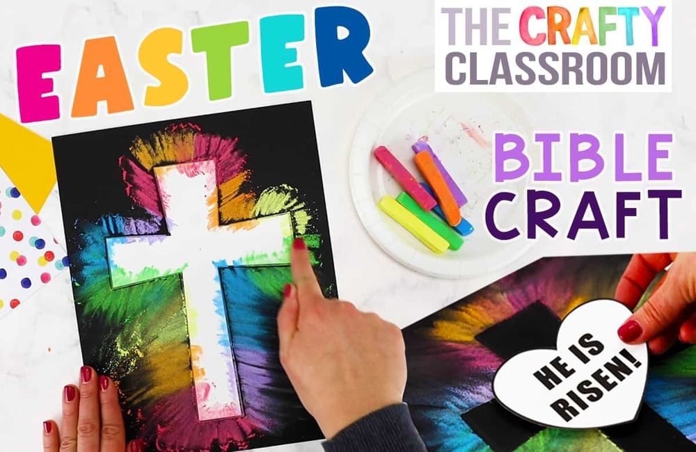 Colorful Cross - Easter Crafts for Sunday School