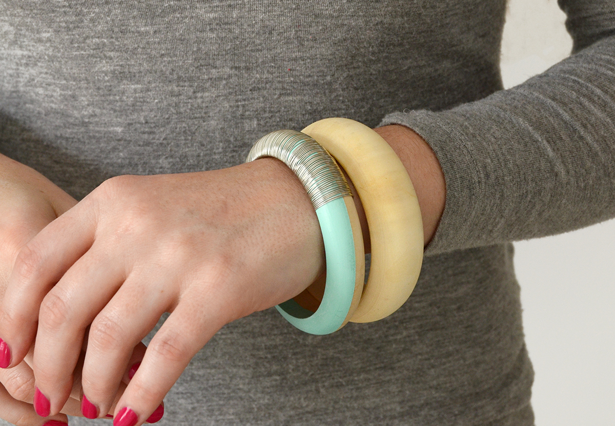 Diy wooden bangle bracelet 9