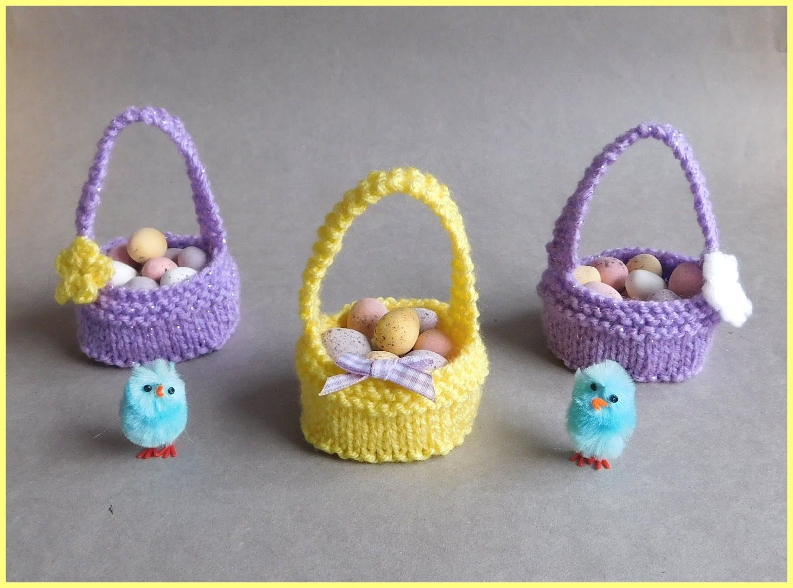 Easter basket crochet